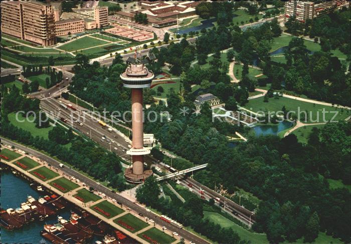 Rotterdam Teilansicht mit Euromast Fliegeraufnahme