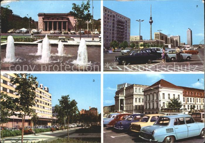 BERLIN  CITY Mahnmal Unter den Linden Karl Marx Allee Interhotel Unter den Linde