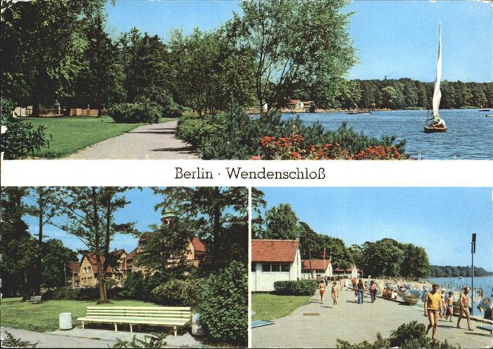 BERLIN  CITY Wendenschloss Promenade Moellhausenufer Strandbad