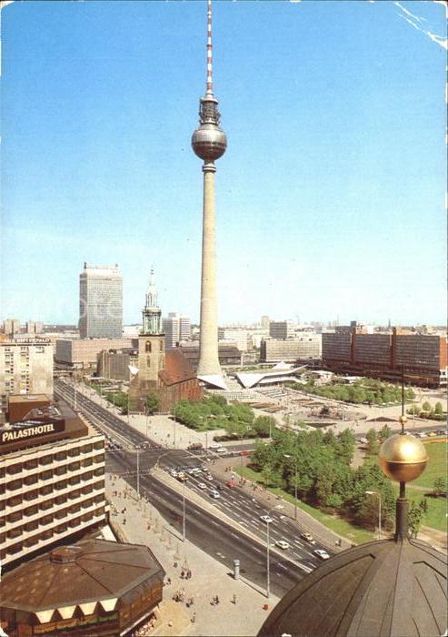 BERLIN  CITY Blick vom Dom Fernseh und UKW Turm