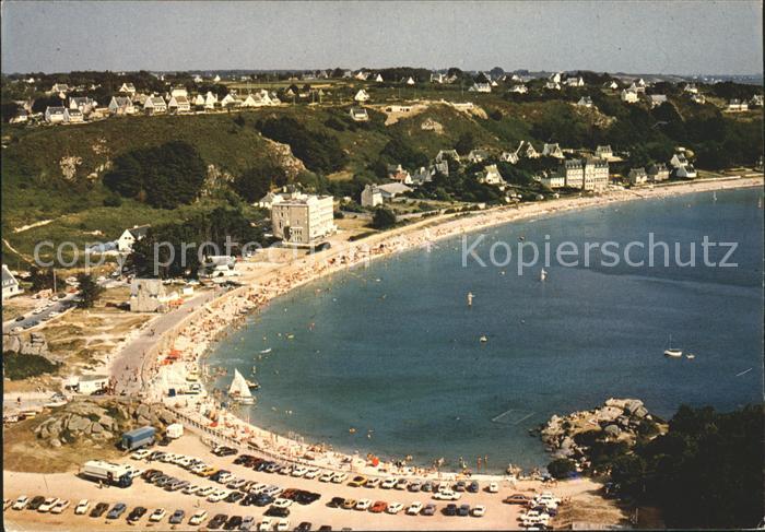 Trebeurden La cote de granit rose Fliegeraufnahme