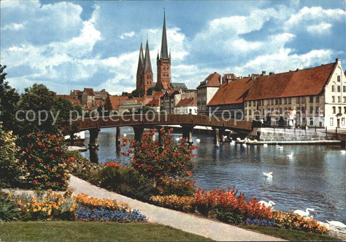 LueBECK  CITY Blick vom Malerwinkel zum Dom