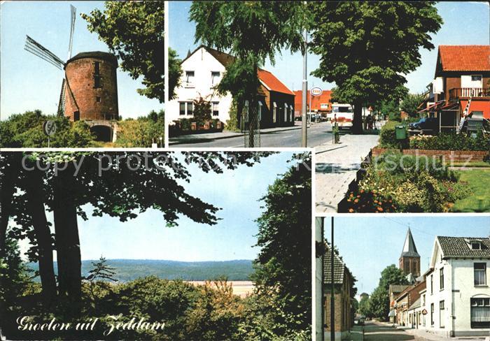 Zeddam Montferland Windmuehle Strassenpartien Panorama