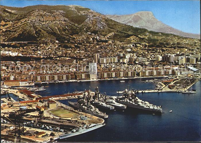 Toulon Var La Rade Le Faron et le Coudon