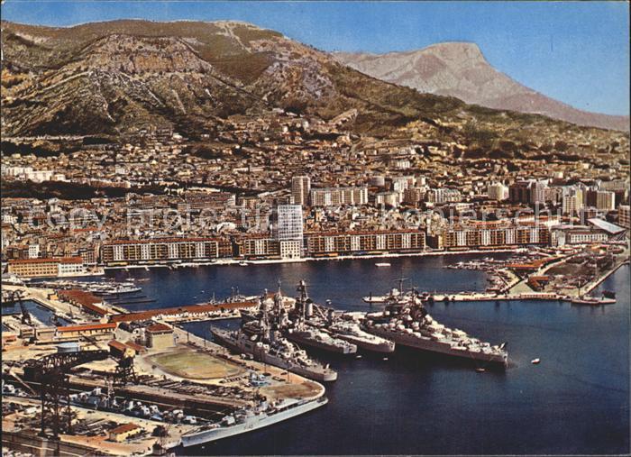 Toulon Var La Rade Le Faron et le Coudon