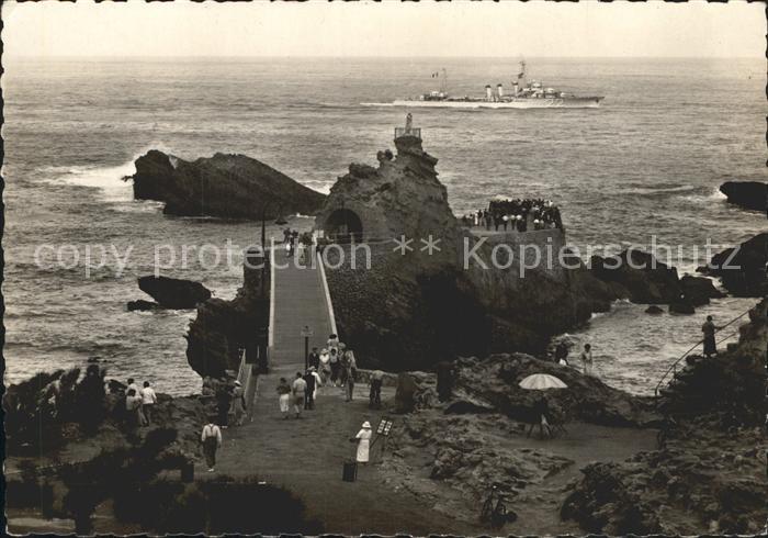 Biarritz Pyrenees Atlantiques Le Rocher de la Vierge