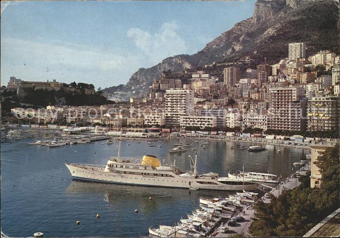 Monte-Carlo Vue sur le Port et la Condamine