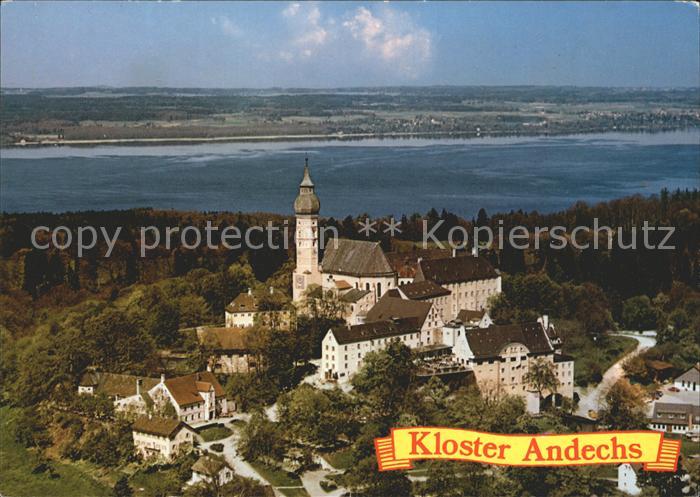 Andechs Kloster Andechs mit Ammersee