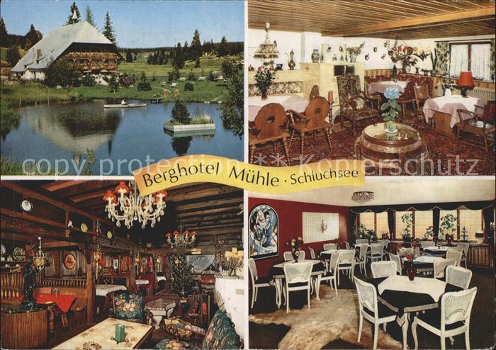 Schluchsee Berghotel Muehle Gastraeume