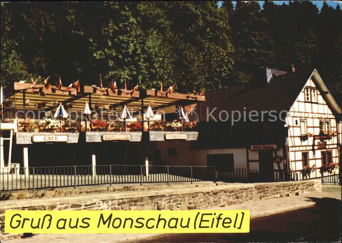 Monschau Montjoie NRW Terrassen Restaurant Stella