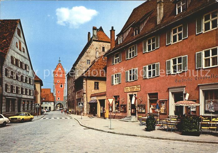 Dinkelsbuehl Strassenpartie Stadttor