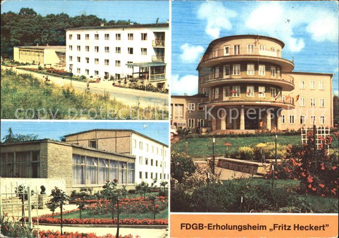 Gernrode Harz FDGB Erholungsheim Fritz Heckert