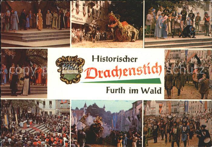Furth Wald Historischer Drachenstich Volksschauspiel Teilansichten