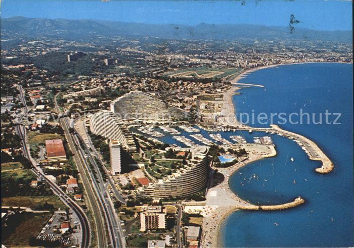 Villeneuve-Loubet marina Baie des Anges Vue aerienne
