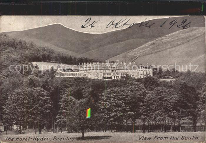Peebles UK The Hotel Hydro View from the South