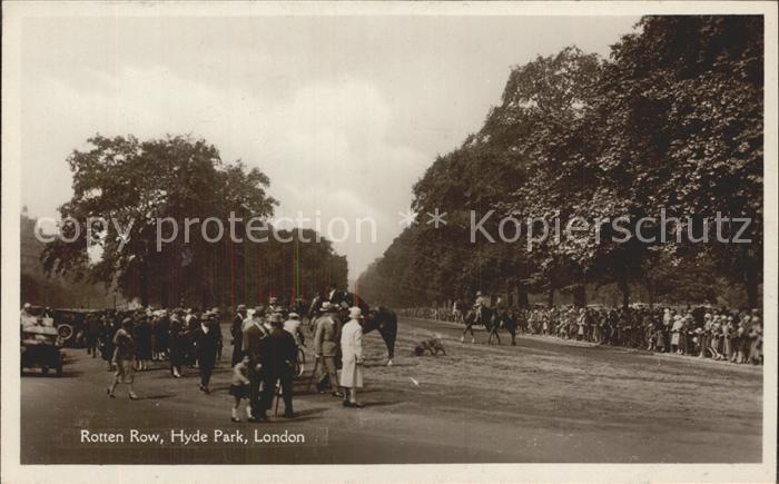 London Rotten Row Hyde Park