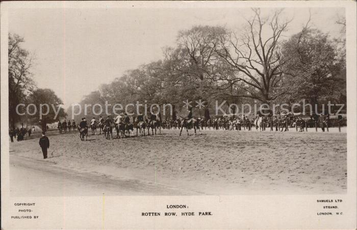 London Rotten Row Hyde Park