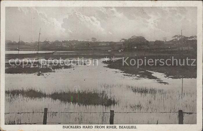 Beaulieu Hampshire Bucklers Hard from River