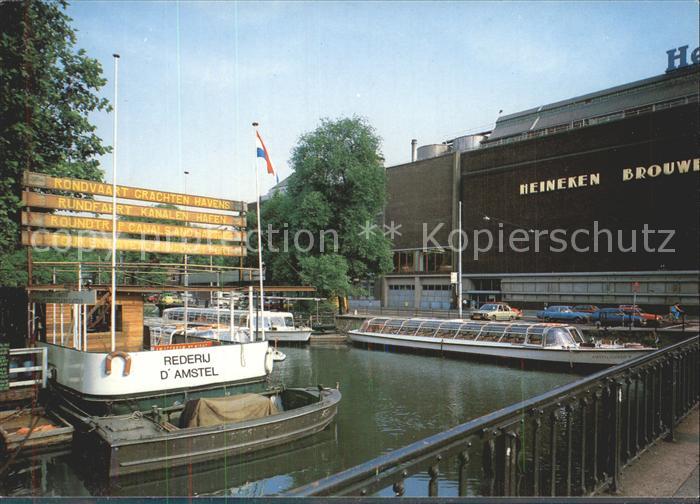 Amsterdam Niederlande Rederij De Amstel Abfahrtsbruecke