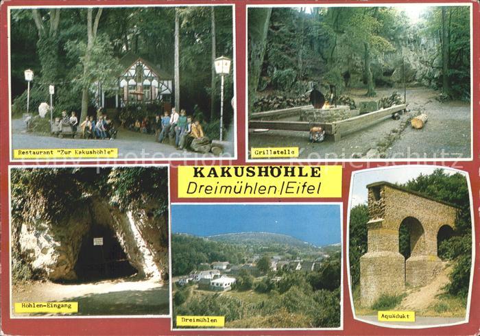 Dreimuehlen Restaurant Zur Kakushoehle Grillstelle Aquaedukt