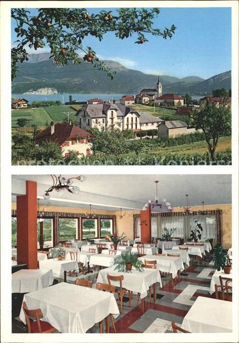 Sevrier Hotel Beausejour Restaurant Ortsansicht