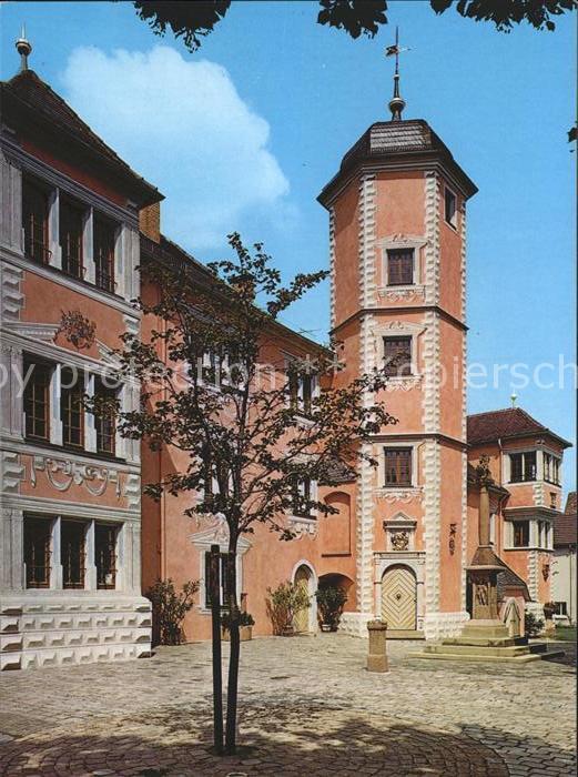 Ladenburg Wormser Bischofshof Fassadenmalerei Lobdengau Museum