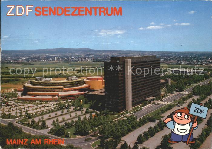 Mainz Rhein ZDF Sendezentrum Mainzer Lerchenberg Mainzelmaennchen