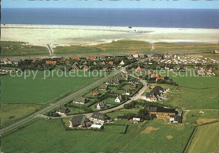 St Peter-Ording Nordseeheilbad Schwefelbad Fliegeraufnahme