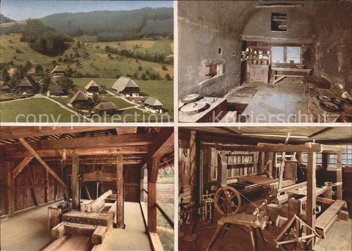 Gutach Schwarzwald Schwarzwaelder Freilichtmuseum Vogtsbauernhof im Gutachtal