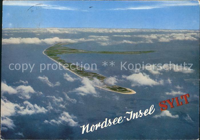 Insel Sylt Fliegeraufnahme