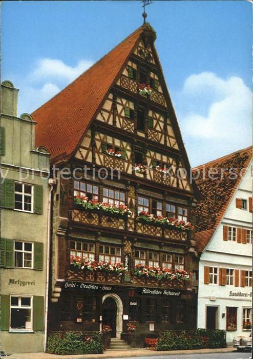 Dinkelsbuehl Hotel Deutsches Haus 1000jaehrige Stadt