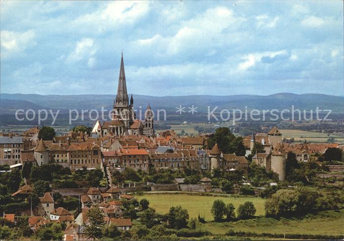 Autun Vue generale Eglise