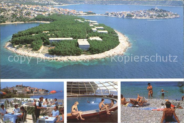 Primosten Hoteli Adriatic Halbinsel Fliegeraufnahme