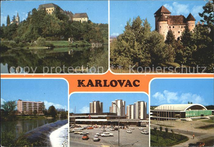 Karlovac Schloss Hochhaeuser Halle