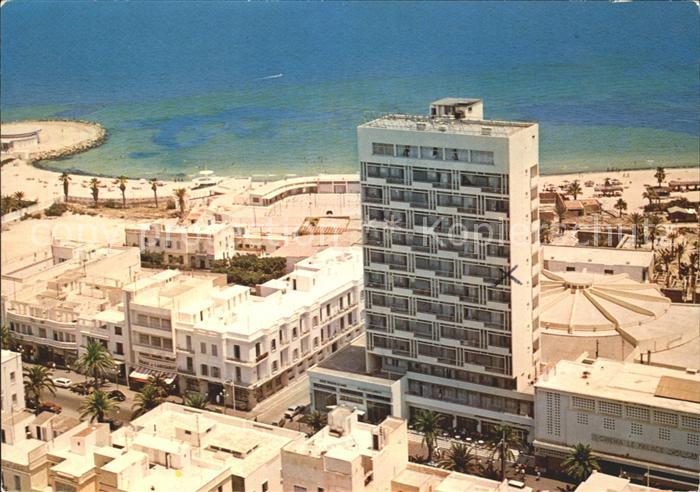SOUssE  Tunesie Avenue Bourguiba et le Sousse Palace Plage vue aerienne