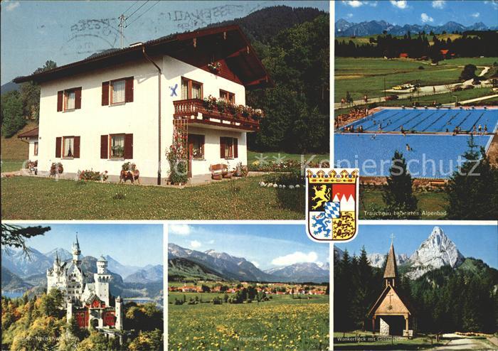 Trauchgau Pension Schwimmbad Geiselstein Kapelle Schloss Neuschwanstein