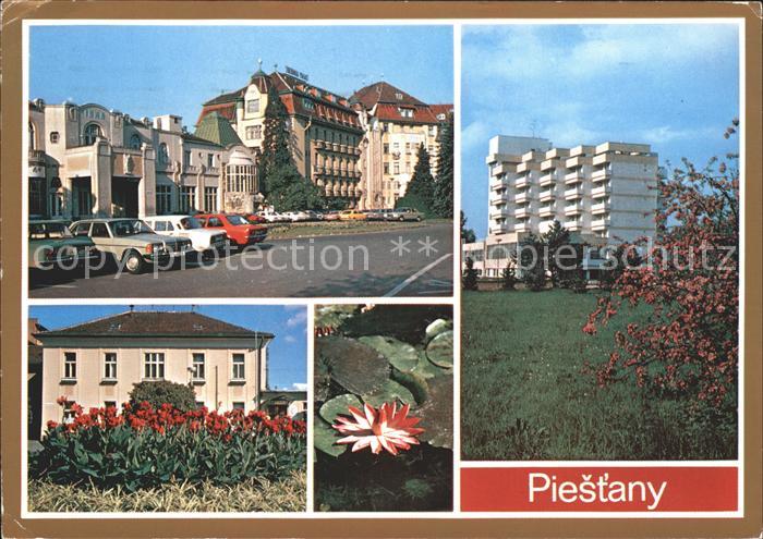Piestany Teilansichten Seerose