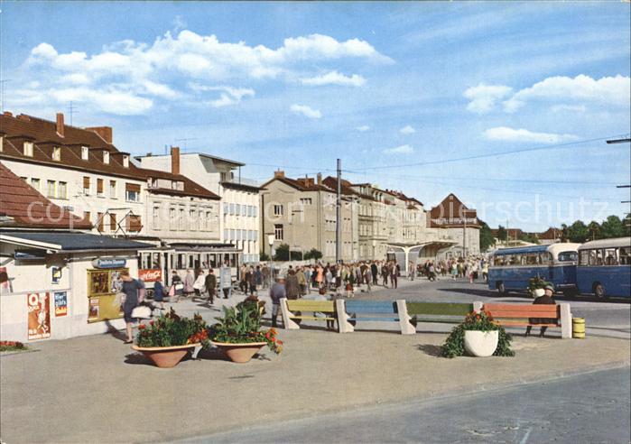 Siegburg Wilhelmstrasse mit Busbahnhof
