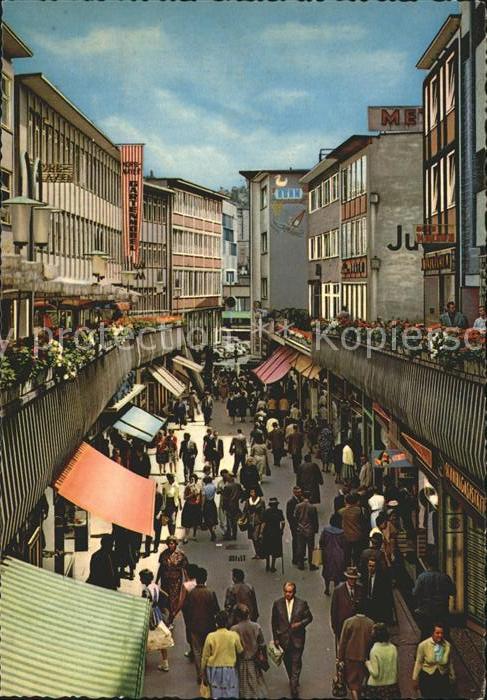 STUTTGART  CITY Schulstrasse Fussgaengerzone