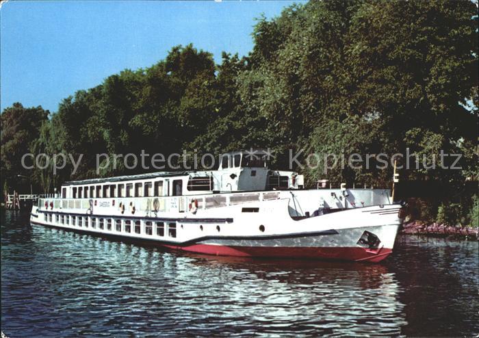 Potsdam Weisse Flotte MS Sanssouci VEB Verkehrsbetriebe Potsdam