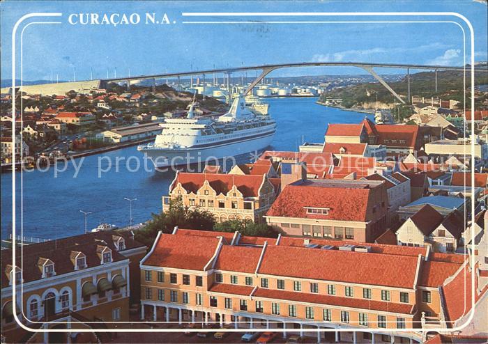 Curacao Niederlaendische Antillen St Annabaai with Julianabridge
