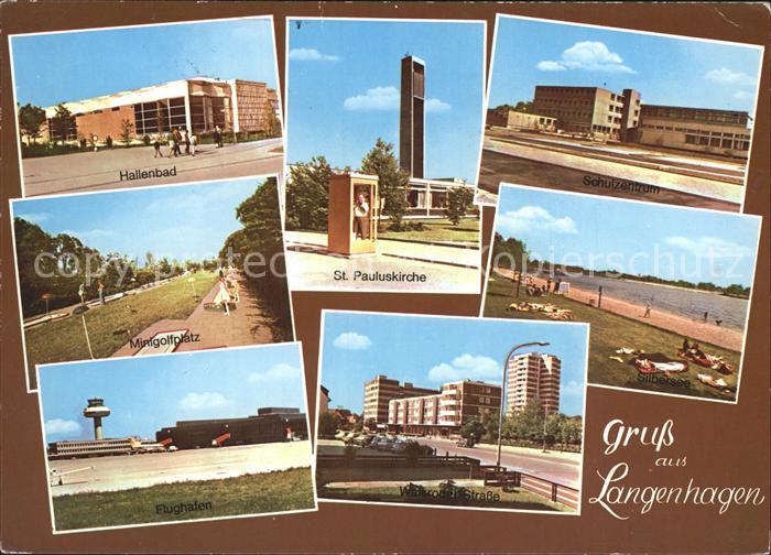 Langenhagen Hannover Hallenbad St Pauluskirche Schulzentrum Silbersee Flughafen