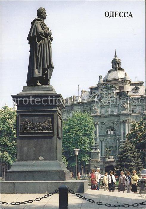 Odessa Ukraine Monument to MS Vorontsov Sculptor F. Brugger