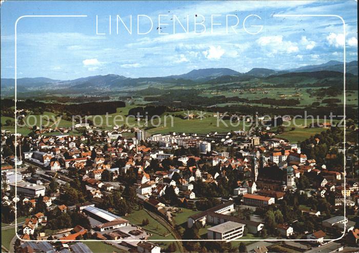 Lindenberg Allgaeu Hoehenluftkurort Fliegeraufnahme