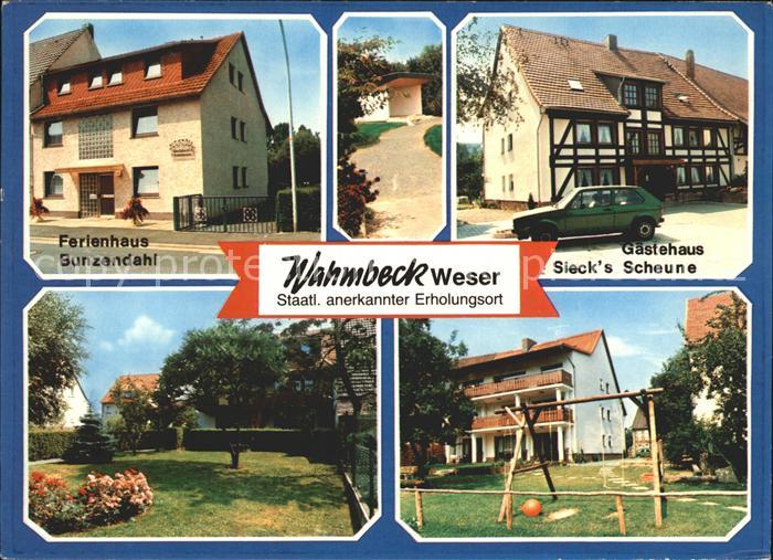 Wahmbeck Weserbergland Ferienhaus Gaestehaus Kinderspielplatz