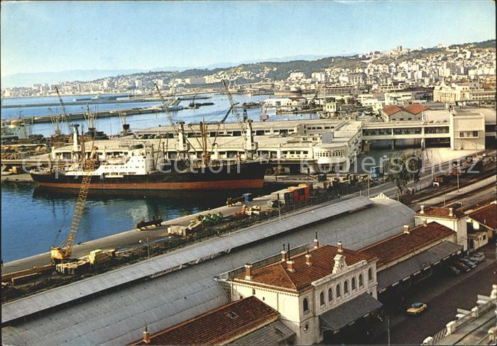 Alger Algerien La Gare et le Port