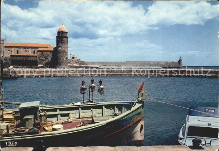 Collioure Eglise Saint Vincent XVII siecle Nouveau Port
