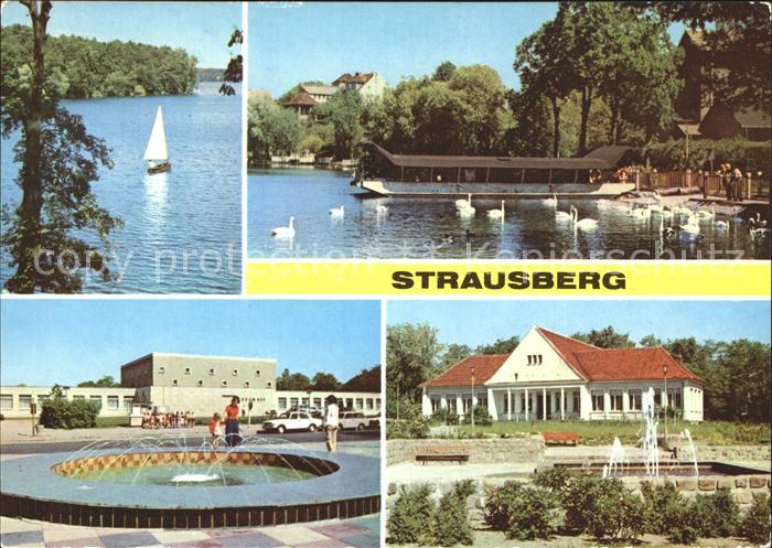 Strausberg Brandenburg Straussee Haus der NVA Klub am See Park der Solidaritaet