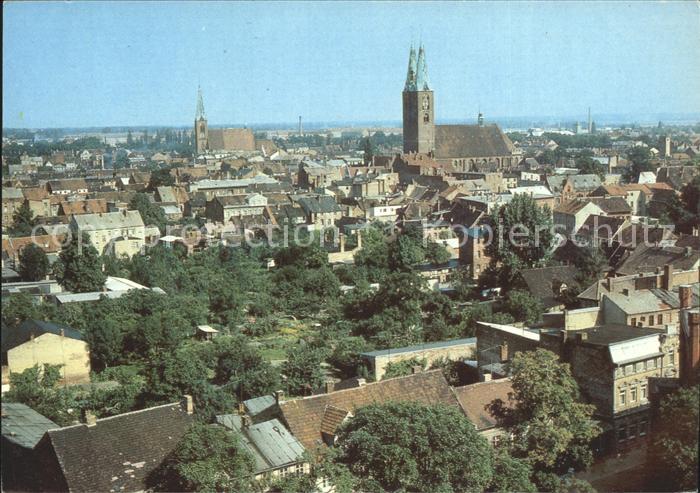 Stendal Blick ueber die Stadt