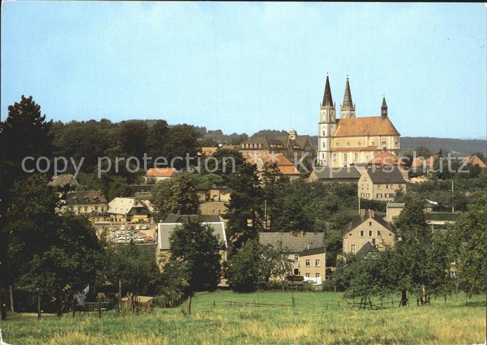 Schirgiswalde Teilansicht mit Kirche